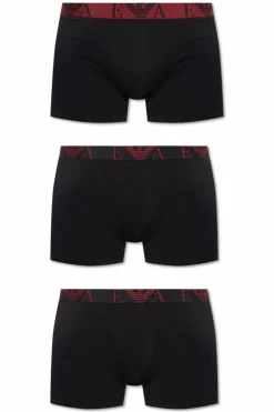 Emporio Armani CZARNY Trójpak bokserek