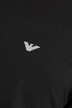 Emporio Armani CZARNY T-shirt bieliźniany