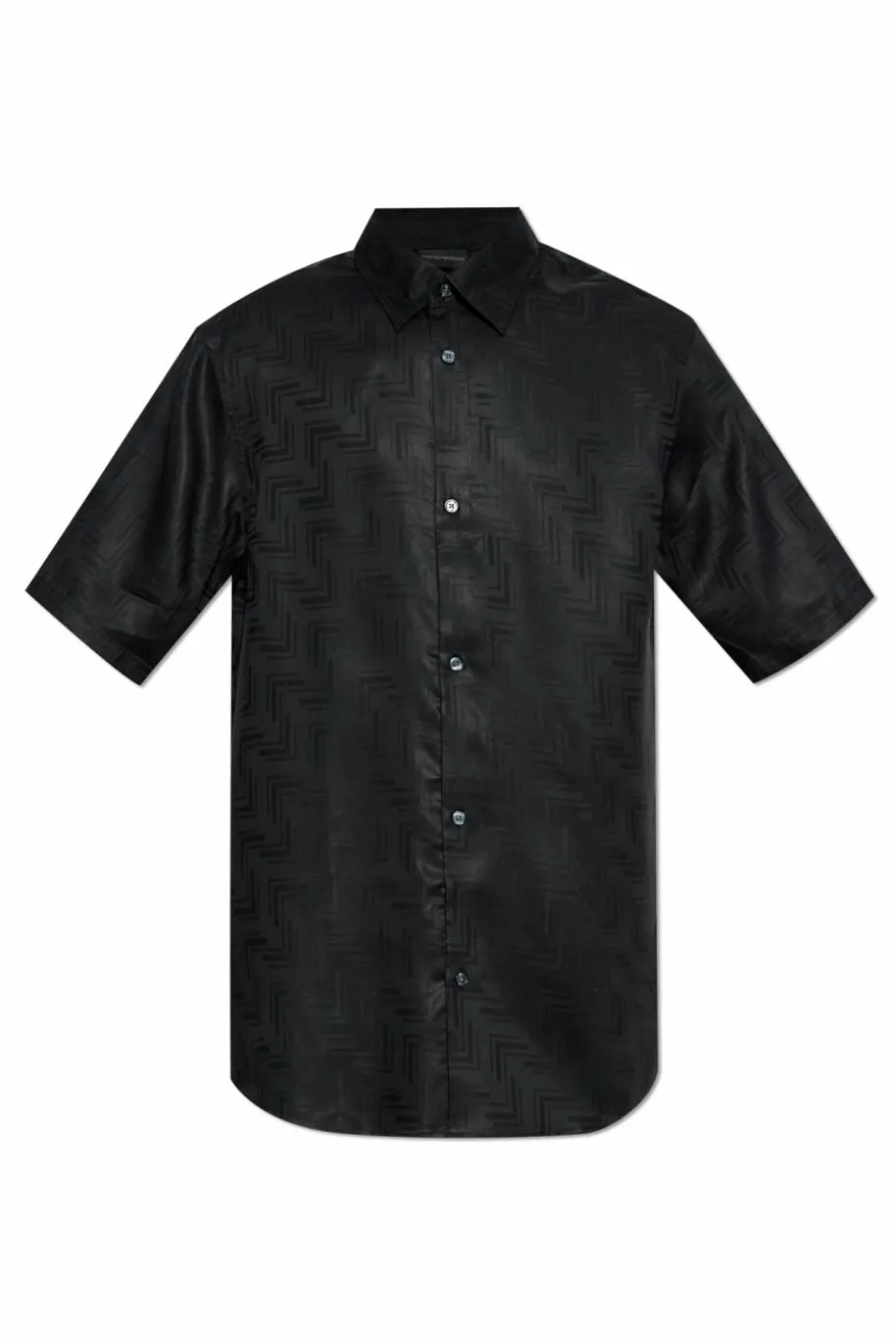 Emporio Armani CZARNY Wzorzysta koszula