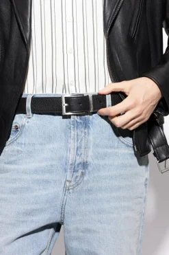 Emporio Armani CZARNY Zestaw prezentowy: etui na karty i pasek