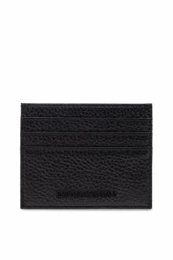 Emporio Armani CZARNY Zestaw prezentowy: etui na karty i pasek