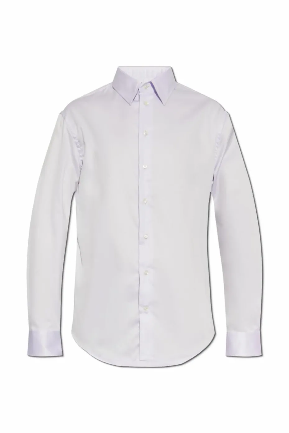 Emporio Armani FIOLETOWY Klasyczna koszula