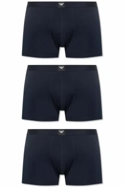 Emporio Armani GRANATOWY Trójpak bokserek