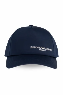 Emporio Armani GRANATOWY Czapka z daszkiem