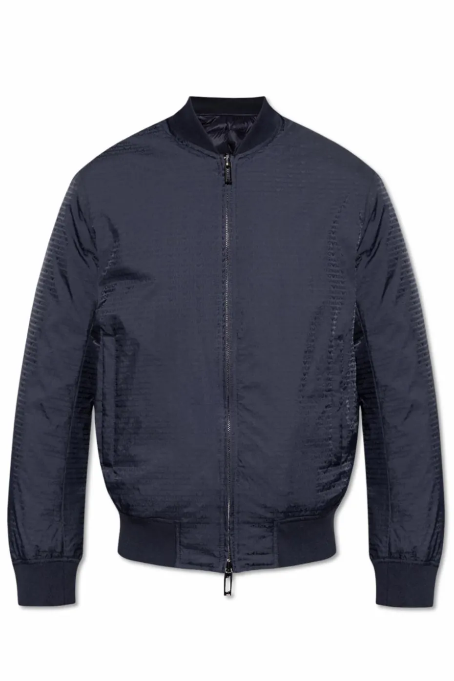 Emporio Armani GRANATOWY Kurtka typu `bomberka`