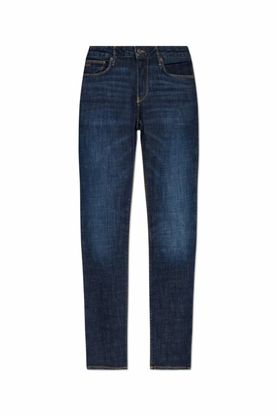 Emporio Armani GRANATOWY Jeansy `J06` typu `slim fit`