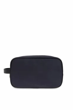 Emporio Armani GRANATOWY Kosmetyczka z logo