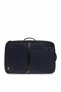 Emporio Armani GRANATOWY Plecak z logo
