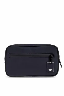 Emporio Armani GRANATOWY Torba na pas