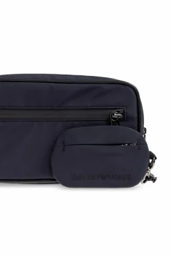 Emporio Armani GRANATOWY Torba na pas