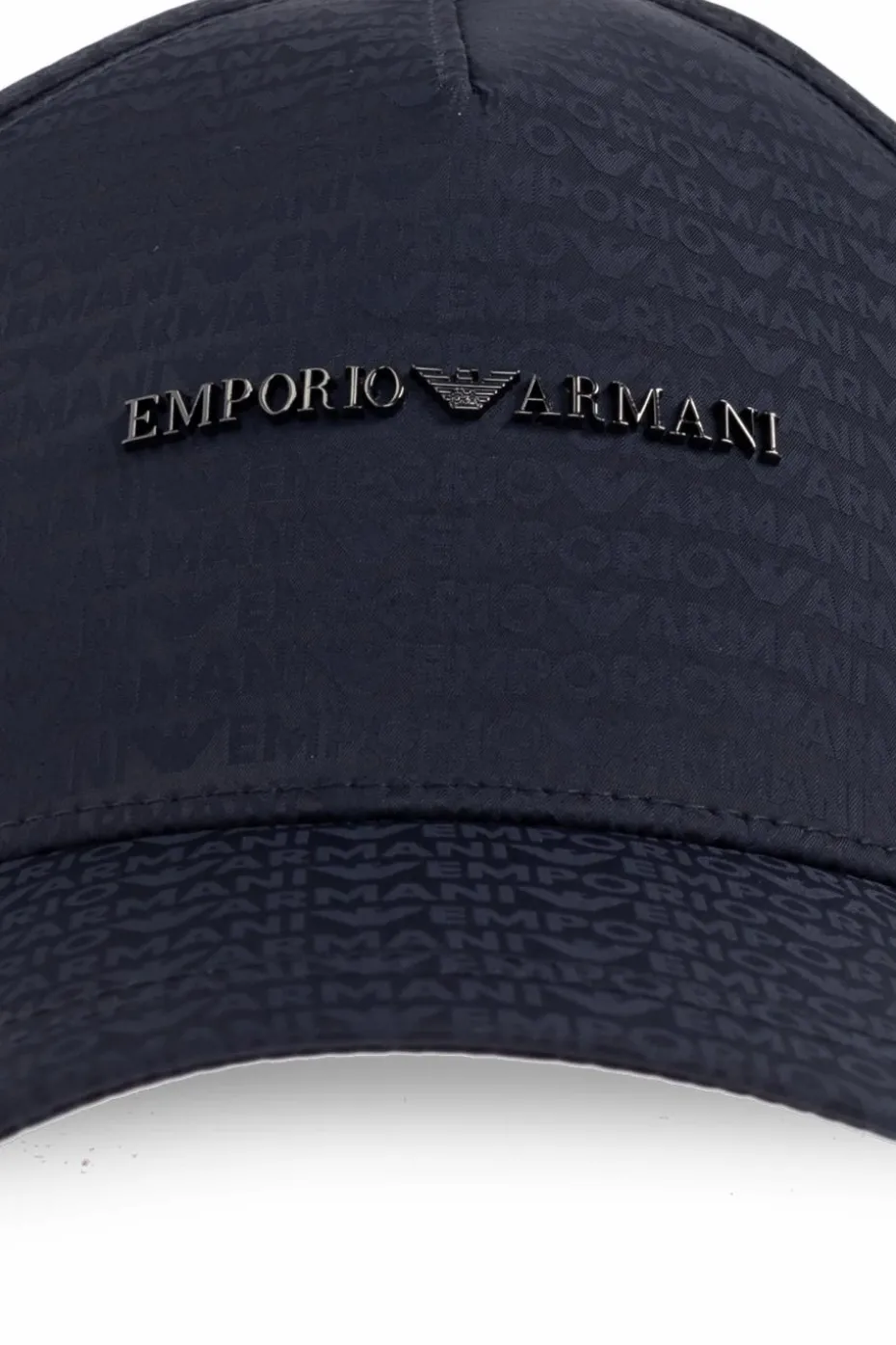 Emporio Armani GRANATOWY Czapka z daszkiem