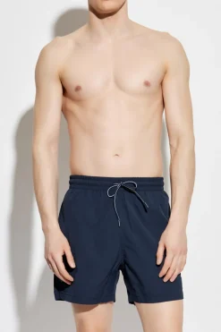 Emporio Armani GRANATOWY Szorty kąpielowe