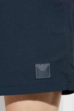 Emporio Armani GRANATOWY Szorty kąpielowe
