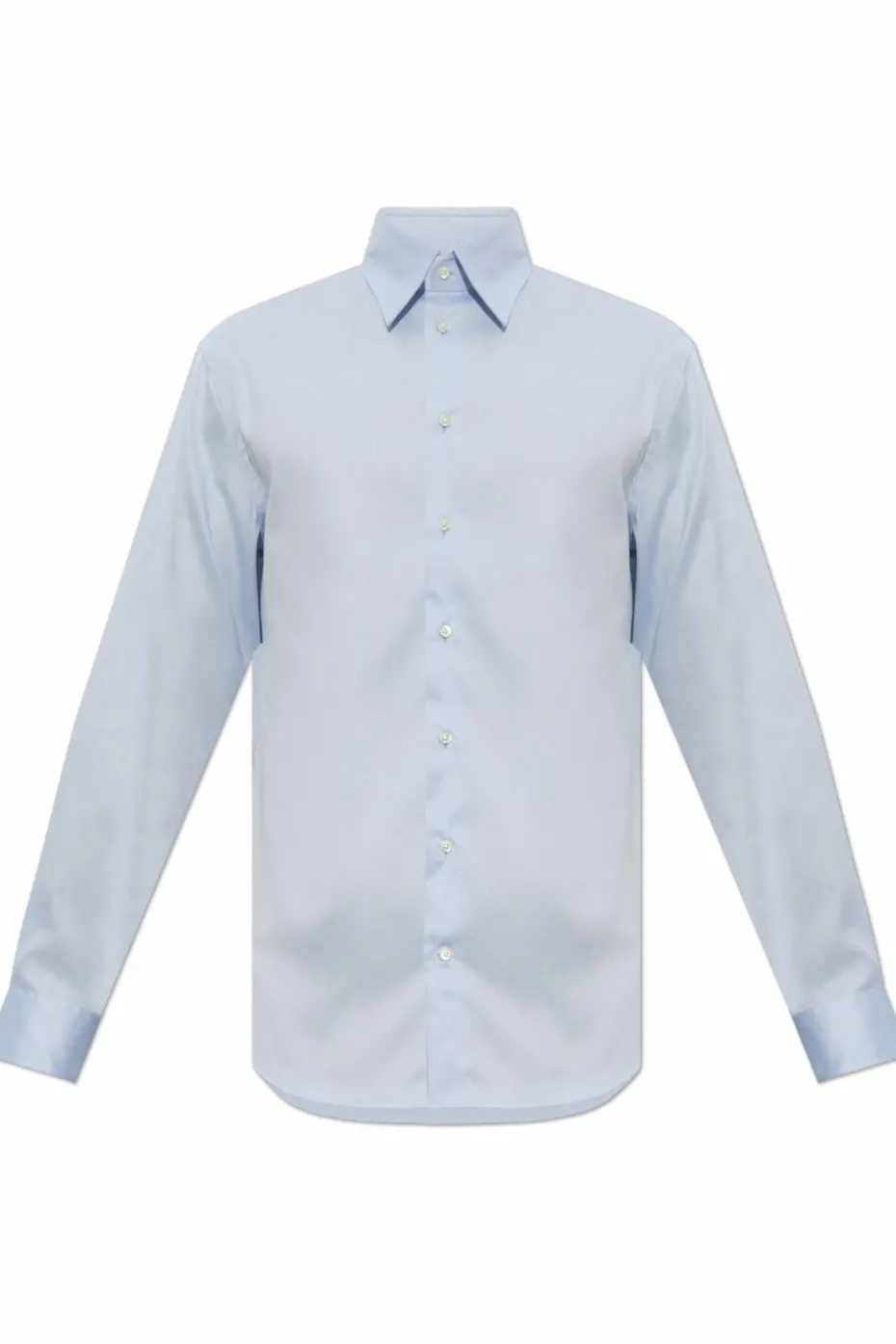 Emporio Armani jasnoniebieski Bawełniana koszula