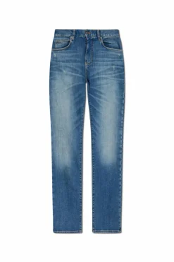 Emporio Armani NIEBIESKI Jeansy z efektem `vintage`