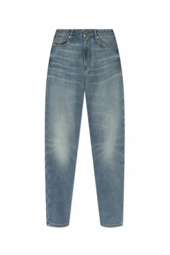 Emporio Armani NIEBIESKI Jeansy z efektem `vintage`