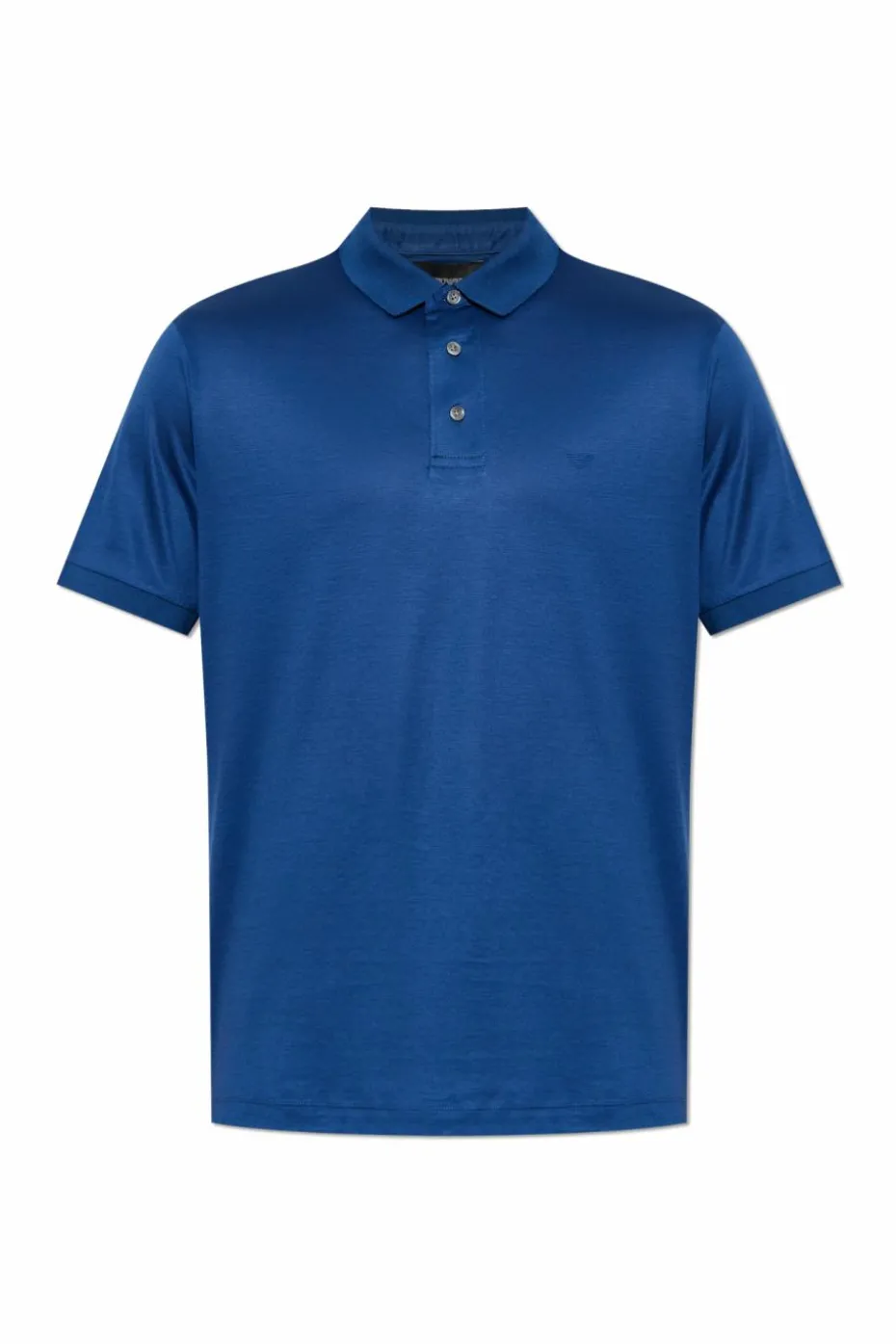 Emporio Armani NIEBIESKI Polo z logo