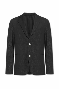 Emporio Armani SZARY Marynarka z otwartymi klapami