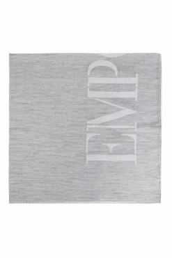 Emporio Armani SZARY Szal z logo
