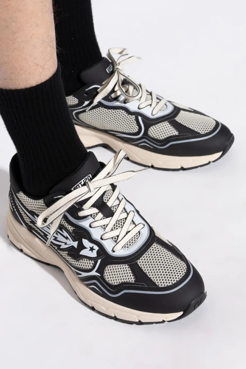 Enterprise Japan CZARNY Buty sportowe ‘Run Rocket Low’
