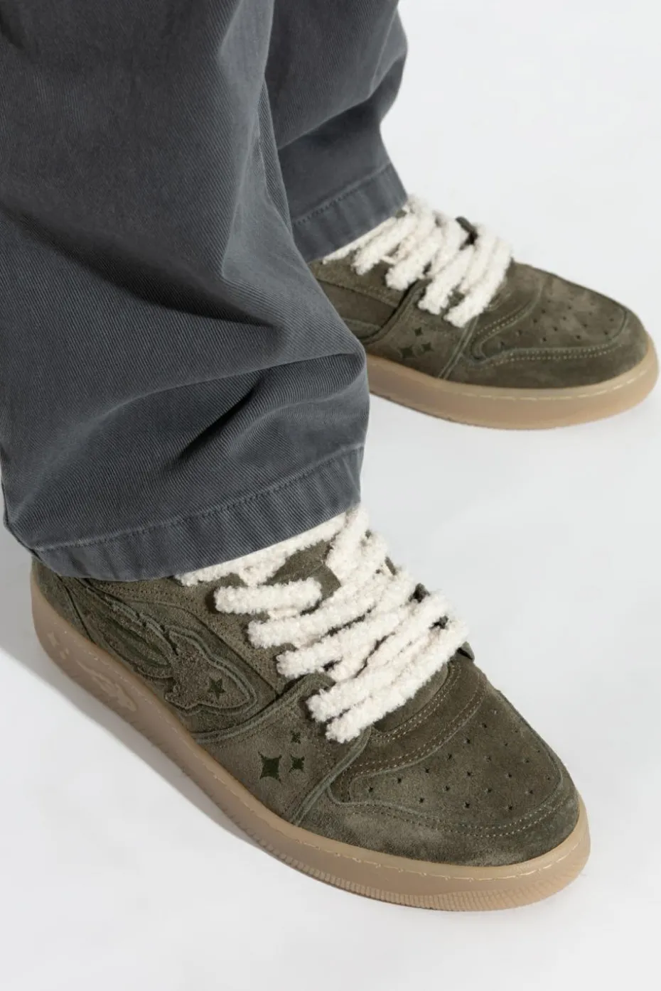 Enterprise Japan ZIELONY Buty sportowe ‘Egg Rocket Low’