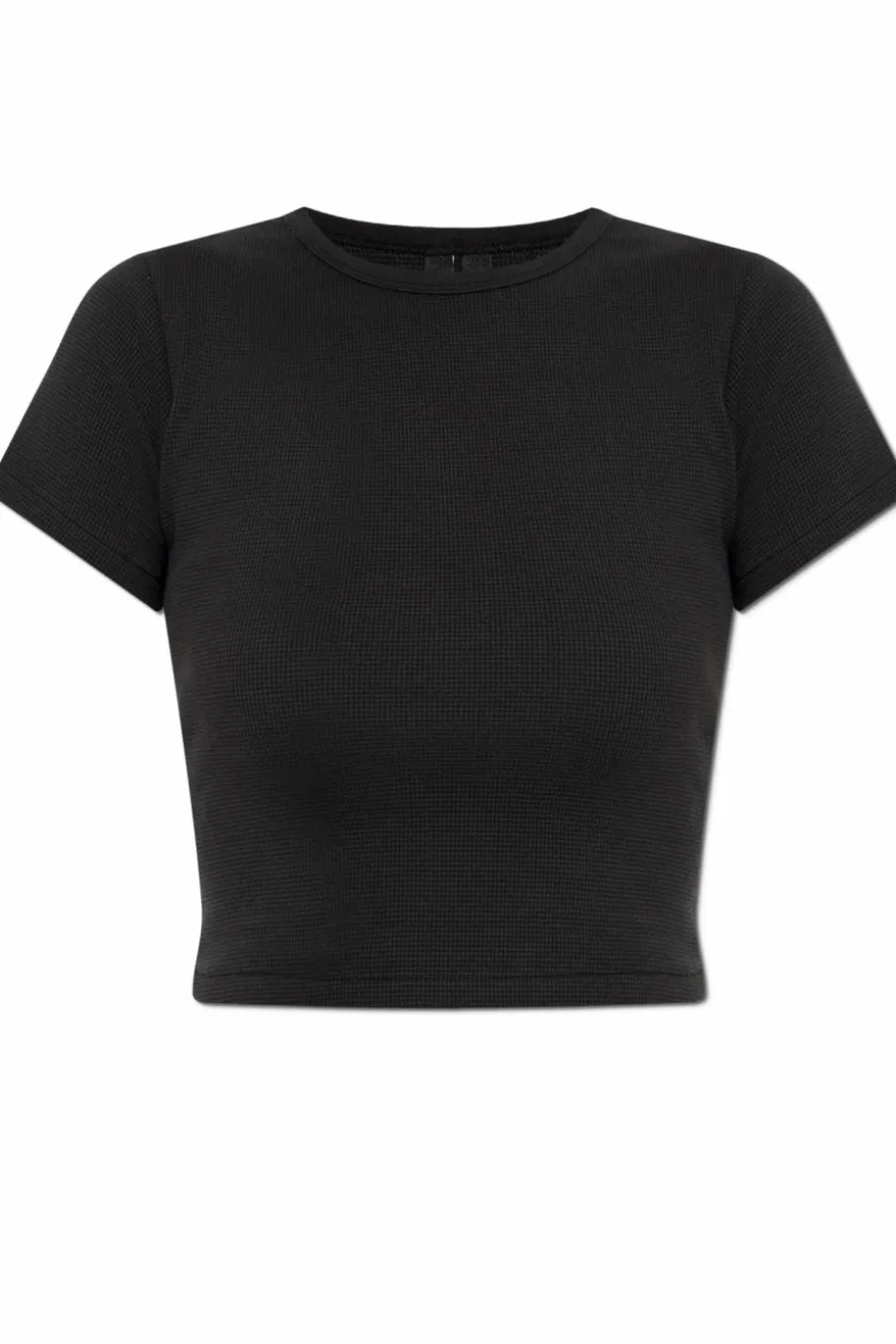 ENTIRE STUDIOS CZARNY T-shirt `Micro Waffle`