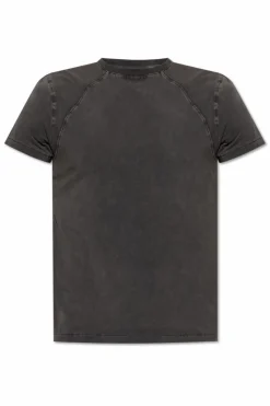 ENTIRE STUDIOS SZARY Bawełniany t-shirt