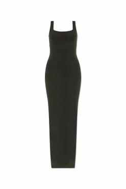 ENTIRE STUDIOS SZARY Sukienka `Square Neck Maxi`