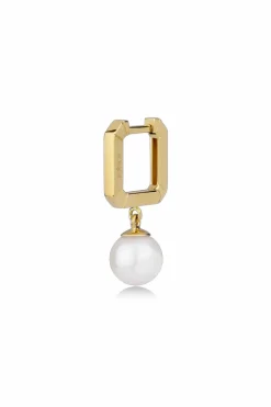 EÉRA ZŁOTY Pojedynczy kolczyk `Candy Mini Pearls`