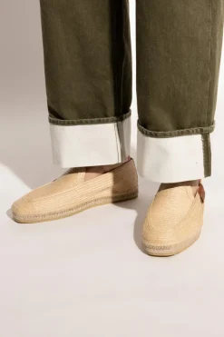 Etro beżowy Espadryle z logo