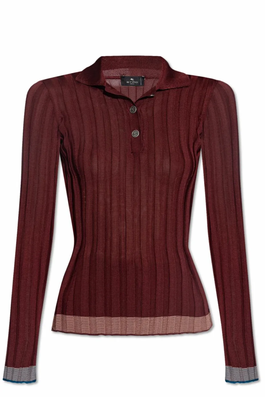 Etro BORDO Polo z logo