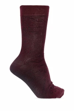 Etro BORDO Wzorzyste skarpety
