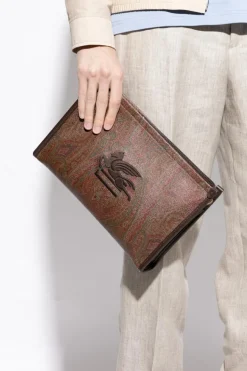 Etro BRĄZOWY Torba do ręki