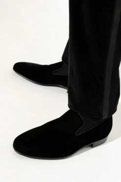 Etro CZARNY Aksamitne buty