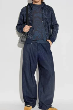 Etro GRANATOWY Bluza ze wzorem