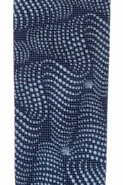Etro GRANATOWY Jedwabny krawat