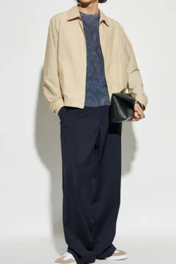 Etro GRANATOWY Wzorzysty sweter