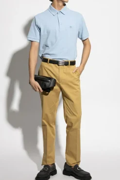 Etro jasnoniebieski Polo z wyszytym logo