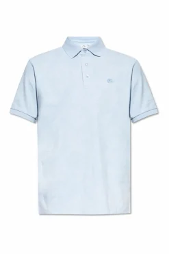 Etro jasnoniebieski Polo z logo