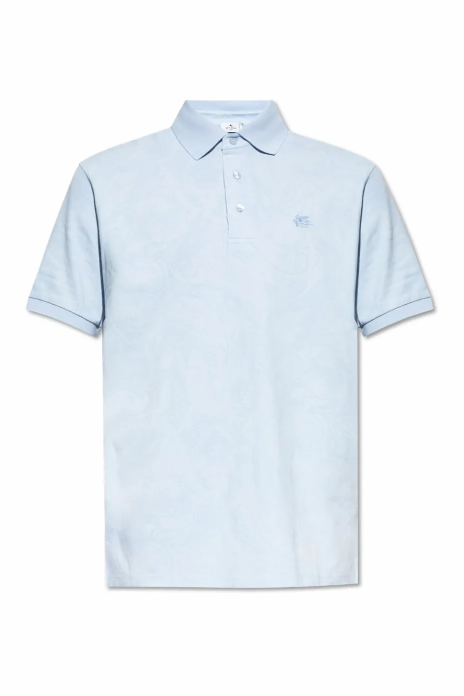 Etro jasnoniebieski Polo z logo