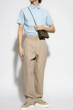 Etro jasnoniebieski Polo z logo