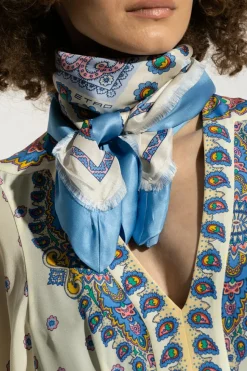Etro MULTIKOLOR Jedwabna chusta