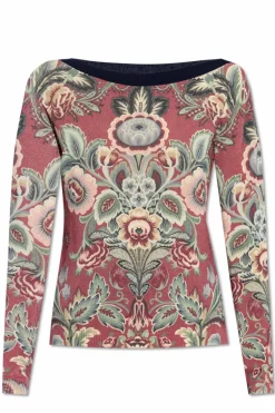 Etro MULTIKOLOR Sweter z motywem kwiatowym
