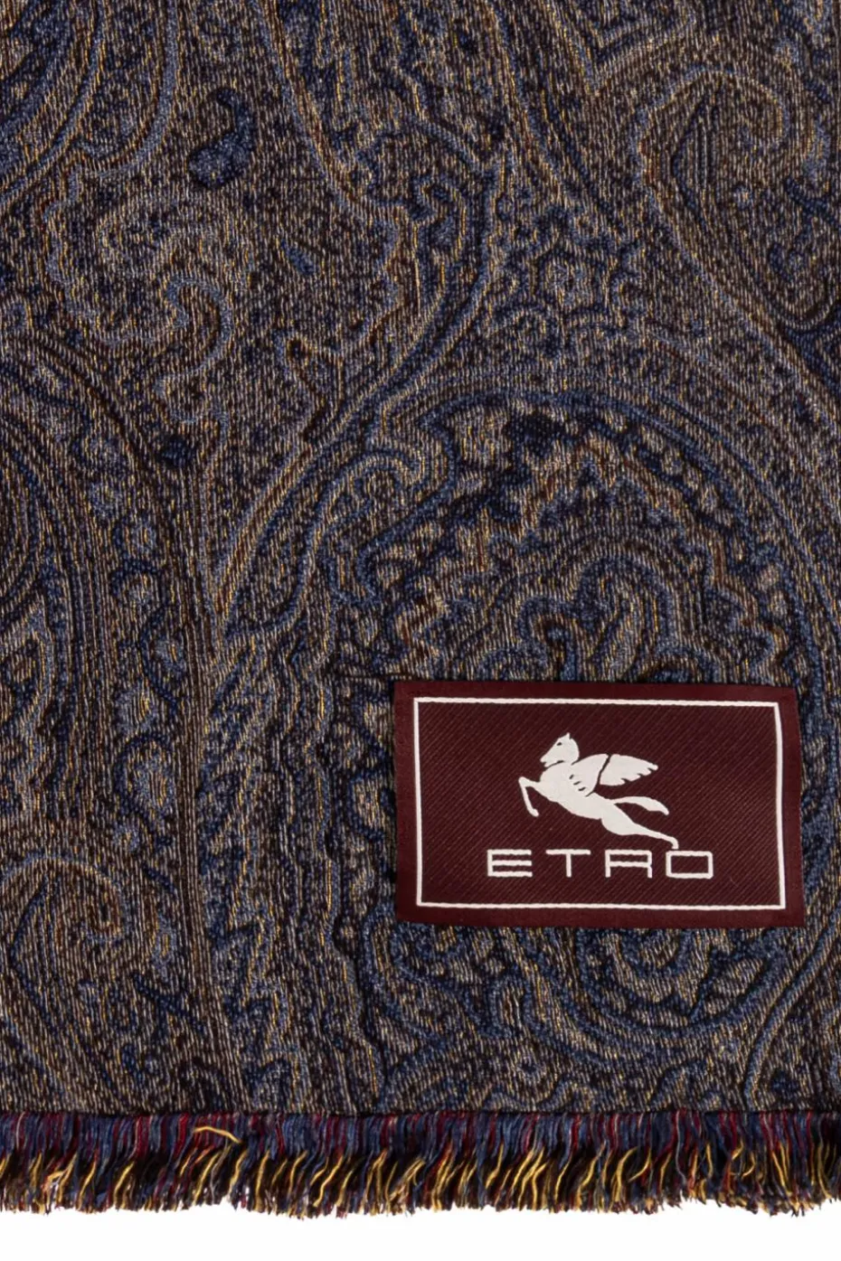 Etro MULTIKOLOR Szal z dekoracyjnym wzorem