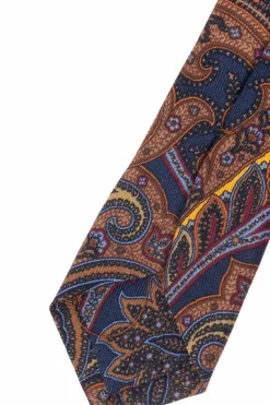 Etro MULTIKOLOR Wzorzysty krawat