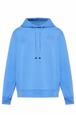 Etro NIEBIESKI Bluza z kapturem