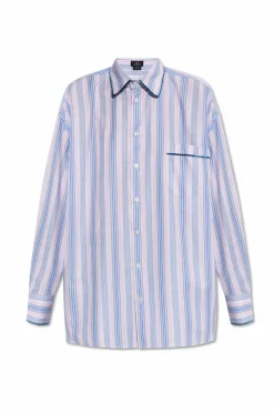 Etro NIEBIESKI Koszula typu `oversize`