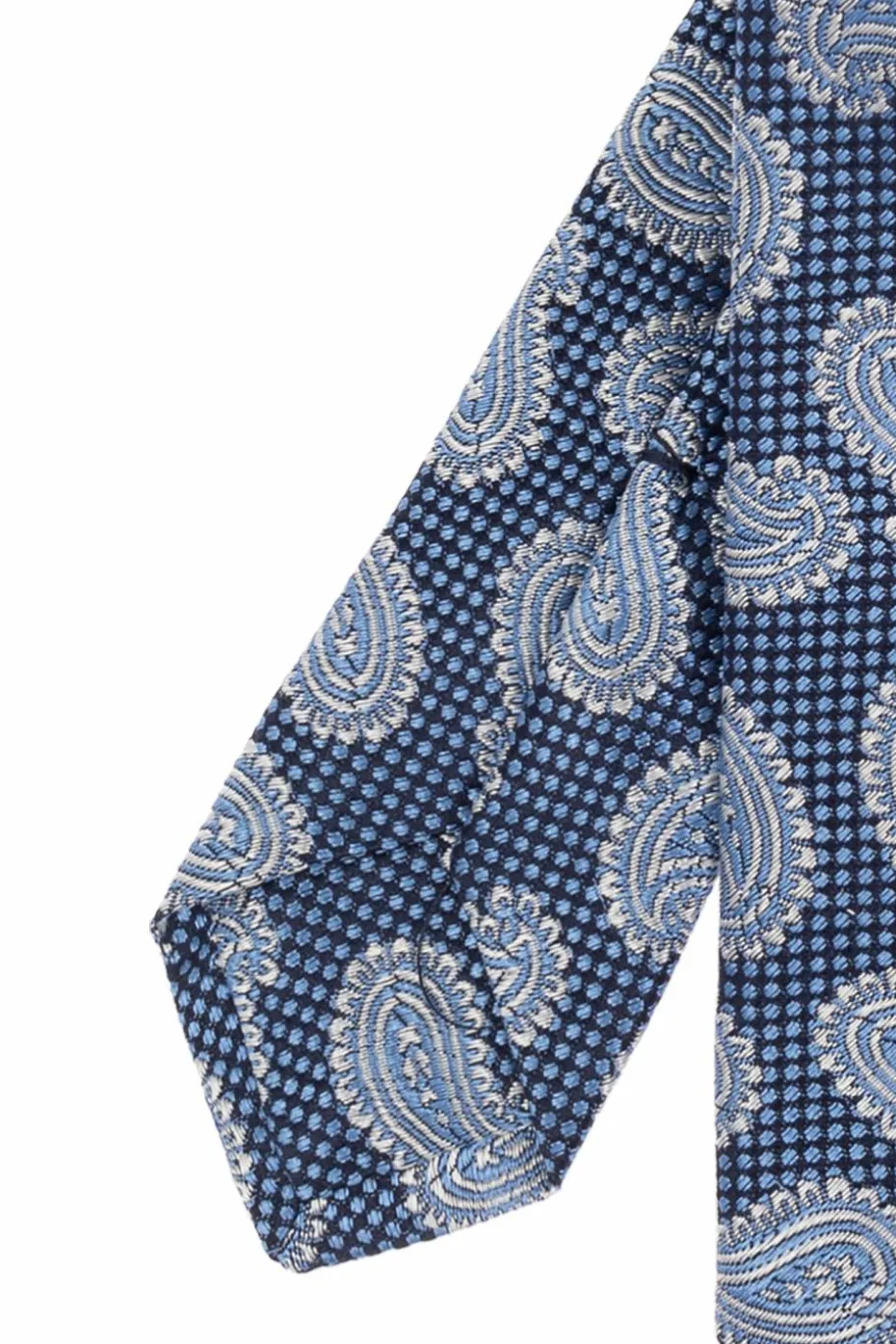 Etro NIEBIESKI Wzorzysty krawat