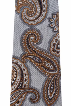 Etro NIEBIESKI Wzorzysty krawat