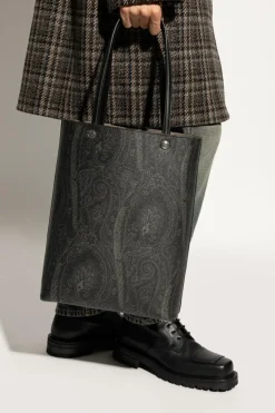 Etro SZARY Torba typu `shopper`